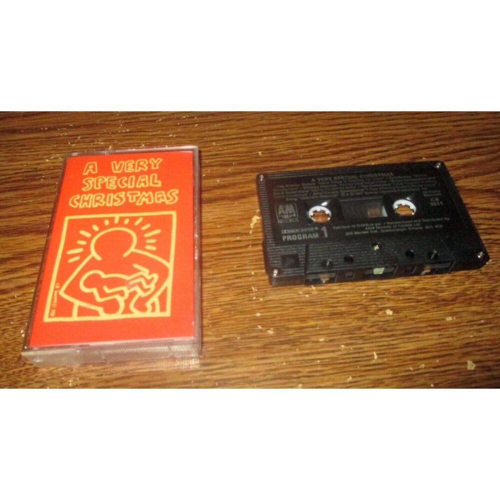 A Very Special Christmas on cassette (A & M Records, 1987, Various Artists)